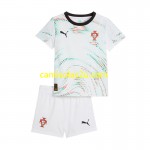 Camisolas de futebol Portugal Criança Equipamento Alternativa 2025 Manga Curta